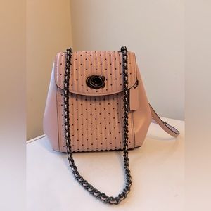 Coach Parker Convertible Backpack 16 With Quilting And Rivets
New (no Tags)